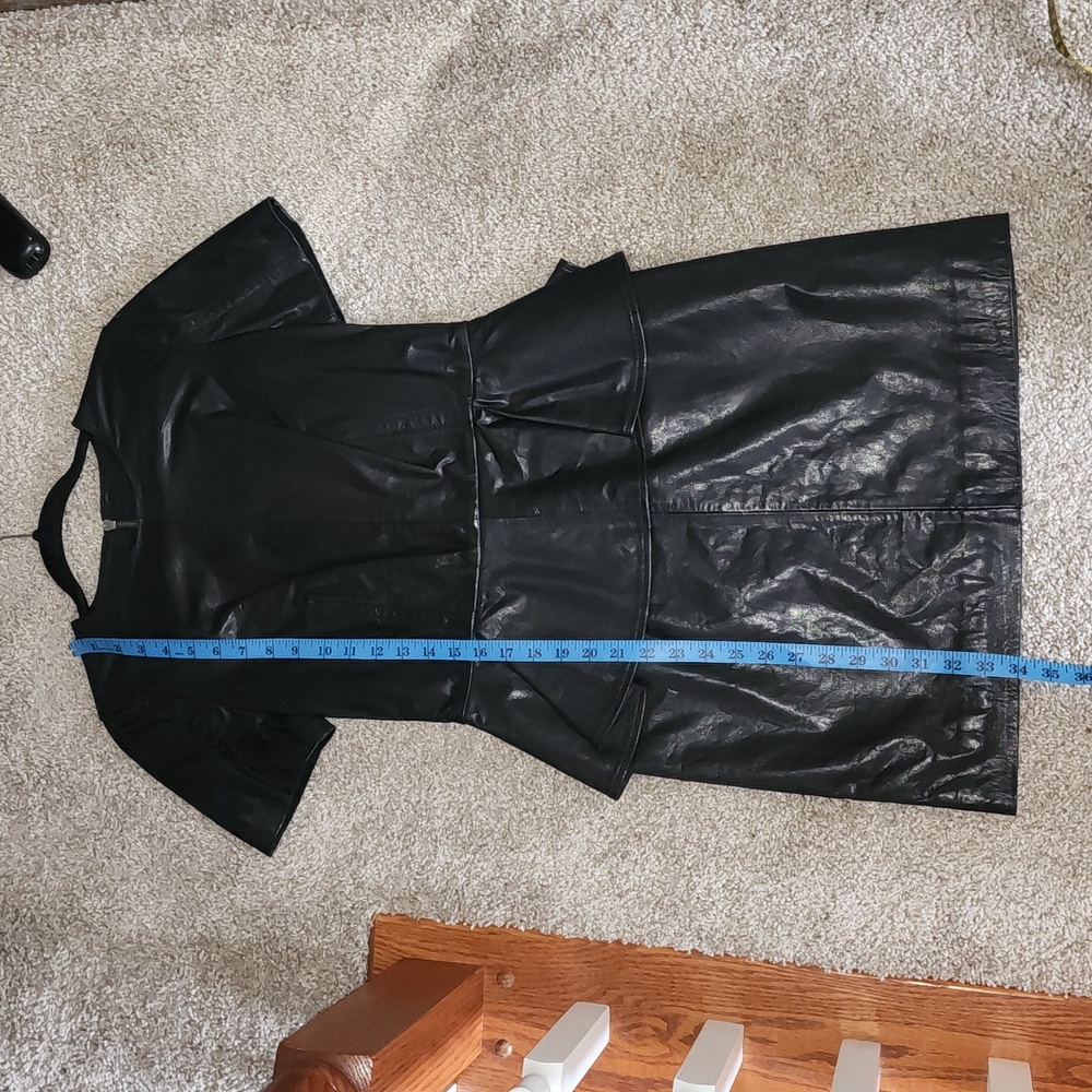 Alexander Mcqueen NWT real leather structured badazz dress SEE MEASUREME… - Picture 8 of 16